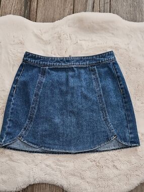 PacSun Blue Denim Mini Skirt - Classic A-Line